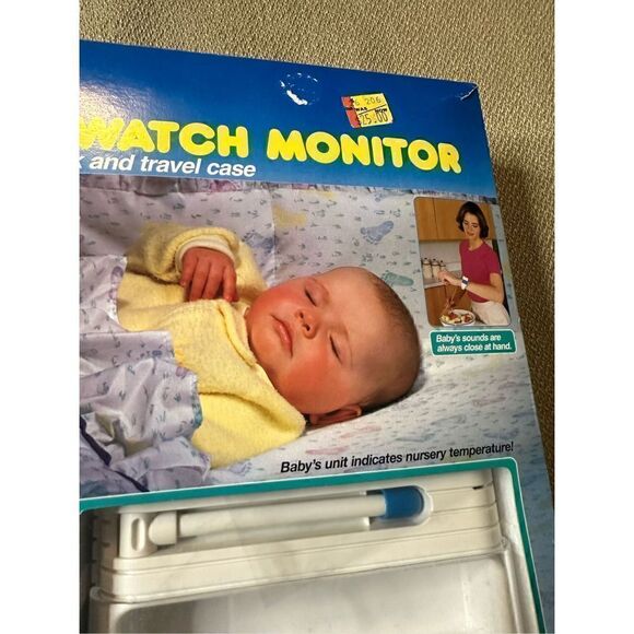 Vintage 90s New Old Stock Safety 1st Portable Wrist Watch Baby Digital Monitor - Picture 4 of 9